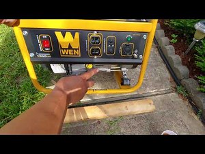 WEN 1800W GENERATOR FIRST START UP