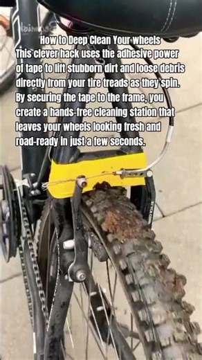 How to Deep Clean Your Tires with Tape