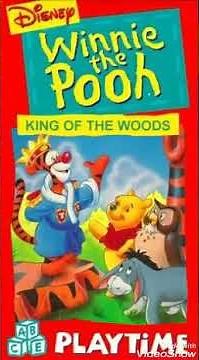 Winnie The Pooh King Of The Woods (1994 VHS) - (Playtime Edition)