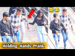 Holding Strangers Hand | Prakash Peswani Prank |