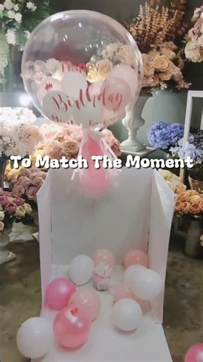 Surprise Balloon Box - Reveal Surprise with Helium Balloon Box