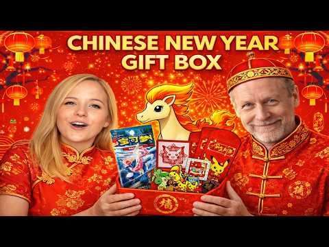 Episode 18: Opening a Chinese New Year Pokémon Box (Lucky Charms, Stamps & Booster Packs!)