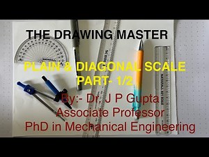 Scales | Plain & Diagonal Scale | Engineering Drawing | Engineering Graphics | Part-1/2