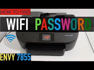 How to find the Password of HP Envy Photo 7855 Printer ?