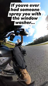 1.7M views · 10K reactions | The old spray him with the window washer trick aye? #spraythat #RideToday #lunchbreak #motorcycle #ride #vibes #rideeveryday #nohelmet #daily #fypシ゚ #fyp #viralvideo #BikesVsCars #karen | MikeRidesdaily | Facebook
