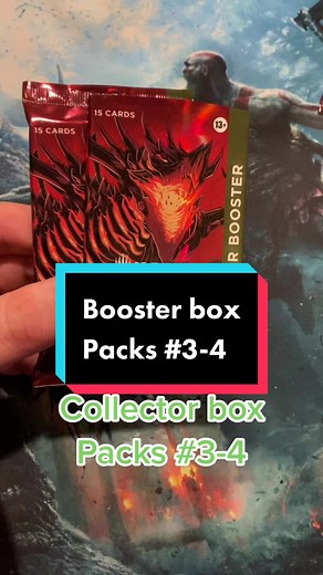 Collector Box Brothers War packs #3-4 Like and follow for more ✌️🫡 #balefiremtg #mtg #magicthegathering #brotherswar #brotherswarmtg #collectorbooster #fyp #likeandfollow #followformore #whitebuffalo
