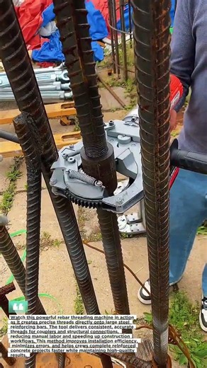 This Rebar Threading Tool Saves Hours Daily!