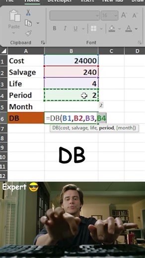 Master the =DB() Function in Excel