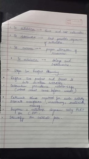 Network analysis: project planning & project scheduling | #operationsresearch #networkanalysis