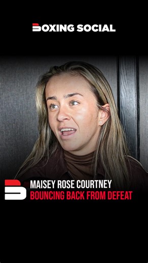 🌹Maisey Rose Courtney on losing her ‘0’ early in her career, as she looks to bounce back on the Huge Boxing show on December 13th. #Boxing | Boxing Social