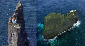 Islandia: así es el faro de Thridrangar, el lugar más aislado del mundo
