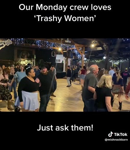 Trashy women from this past Monday #linedancing #linedance #countrylinedancing #countrylinedance #linedancer #linedancingontiktok #linedancersoftiktok #dance #dancing #trashywomen #trashywomenconfederaterailroad #partnerdance #partnerdancing