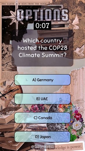Which country hosted the COP28 Climate Summit? #quiz #trivia #qna #facts #trending #shorts #qna