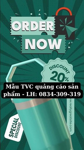 Mẫu TVC quảng cáo sản phẩm đơn giản