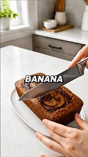 This Chocolate Swirl Banana Bread Is Almost Too Easy 🍌🍫🤯