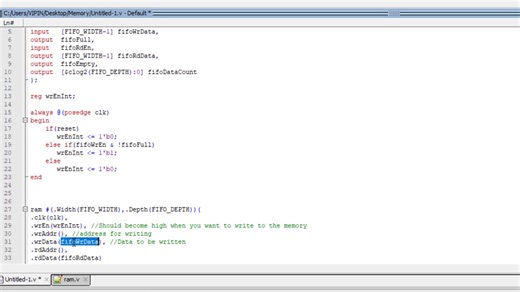 part 26 _Verilog存储器建模同步FIFO