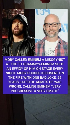Moby Called Eminem A Homophobe, Got Destroyed On "Without Me" - 25 Years Admitted He #moby #eminem