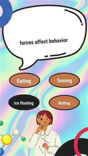 Name a daily life example where intermolecular forces affect behavior