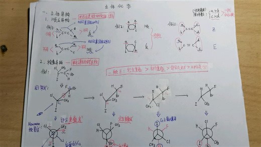 有机化学-立体化学（上）--（R/S构型，立体异构）