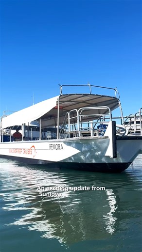 Our newly refurbished glass bottom boat is ready to set sail ⛵️ With a fresh look and upgraded comfort, Remora now seats up to 40 passengers – perfect for soaking in the underwater wonders of the Great Barrier Reef without getting wet 🐠 An expert guide will be on board to share fascinating insights about the reef and its marine life, making your journey even more unforgettable. Be among the first to experience it this Friday! 🪸 #SunloverReefCruises #GlassBottomBoat #GreatBarrierReef | Sunlover