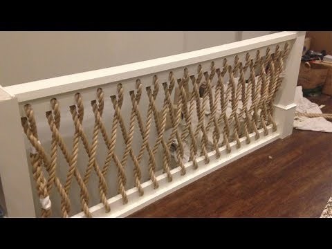 Coastal Rope Stair Railing Install