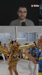 Leitura labial da Mileide Mihaile “chamando atenção” do ritmista no ensaio técnico da Unidos da Tijuca. | Velloso