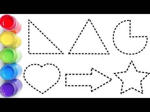 How to Draw Trending 2D Shapes | Easy Step by Step Drawing for Beginners