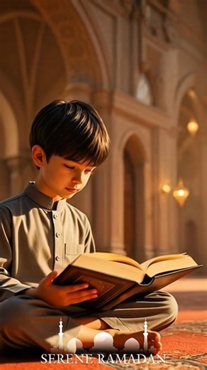 The Boy & The Quran 🤍 | Ramadan Animation 🌙