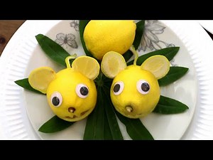 DIY Fruit Art | Lemon Garnish | Fruit & Vegetable Carving Lessons