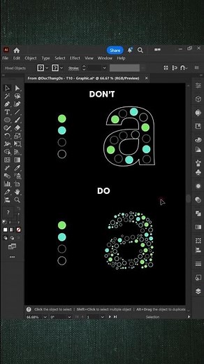 How to Create Pattern Text in Adobe Illustrator 2026 #illustrator #tutorial #adobe