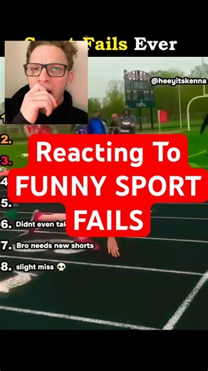 Reacting To The Best Sport Fails! #shorts #funny #reaction #sports #reactionvideo