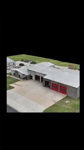 Pilot Point 3D: Police and Fire Dpts. #droneshots #3dmodeling
