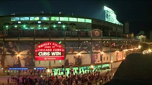 Here's what it looked and sounded like outside Wrigley when the Chicago Cubs clinched it. | WGN TV