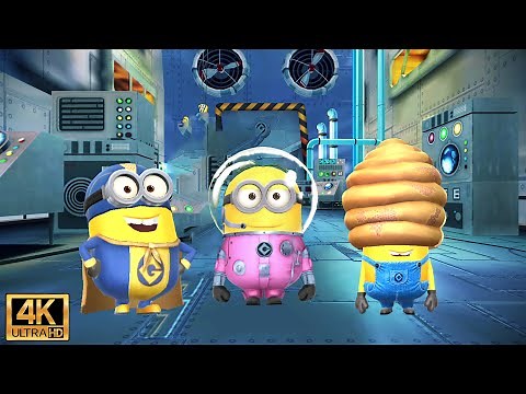 Minion Rush Astronaut Minion and Super Hero Minion - Special Mission From France at Gru's Lab 4K