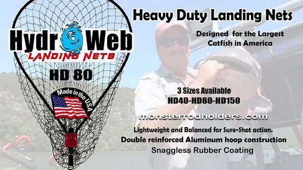 1.3K views · 48 reactions | Monster Rod Holders and HydroWeb Landing nets are Heavy-Duty American-made and engineered specifically for the largest freshwater Trophy Fish that the U.S. has to offer. The days are getting longer folks, and springtime is right around the corner. 100 lbers on the prowl are you ready? https://monsterrodholders.com/product/hydroweb-landing-nets/ | Monster Rod Holders | Facebook