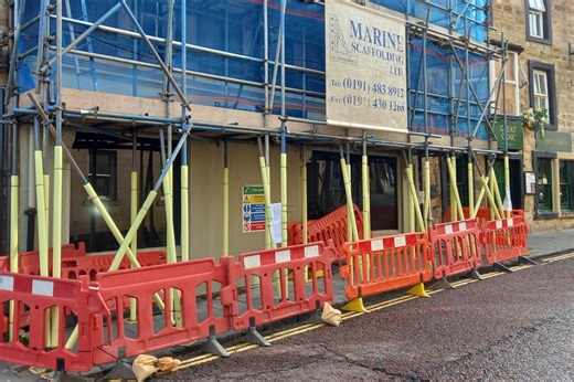 New report reveals scale of emergency works after Alnwick building deemed 'potentially dangerous'
