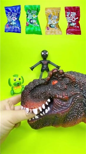 Dinosaur eating candy p510🤤🍭🤪 #eating #mukbang #candy #dino