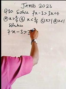 how to solve linear Inequalities in one variable #maths