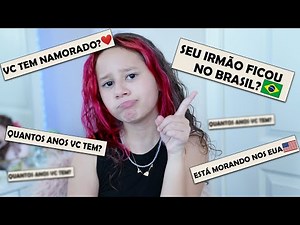 SEU IRMÃO FICOU NO BRASIL? VC TEM NAMORADO? VALENTINA RESPONDE | ‪@familiapontesoficial‬