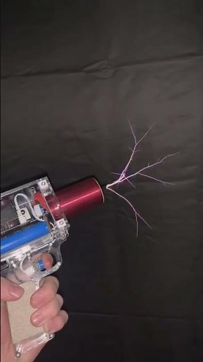 Check out the Tesla coil… GUN! ⚡️#science #teslacoil #physics #tesla #electricity #scienceexperiment