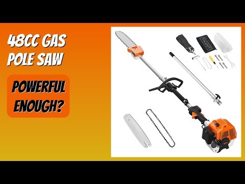 REVIEW (2025): 48cc Gas Pole Saw. Features