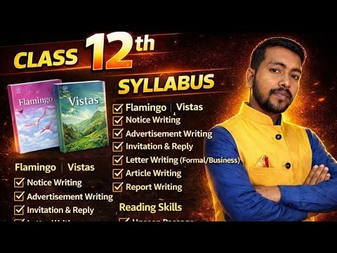 Complete Syllabus of Class 12th English | JAC Board Preparation