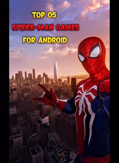 Top 5 Spiderman Games In Android 🔥 #spidermangame #marvelgames #offlinegames #marvelsspiderman
