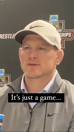 Wrestling…It’s just a game The 🐐 Cael Sanderson #wrestling #pennstatewrestling #ncaawrestling #ncaawrestlingchampionships | FloWrestling