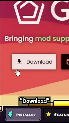 INSTALE MODS no seu GEOMETRY DASH! #geometrydash #gd #foryou #games