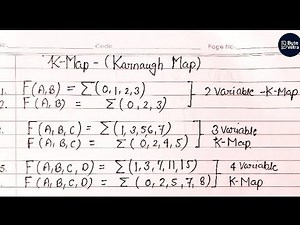 📝 K-Map Numericals Explained | Easy Karnaugh Map Problems for Students
