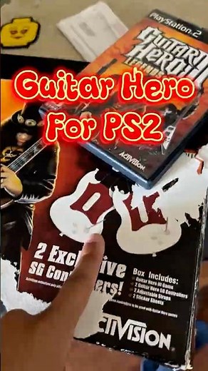 Have you seen this Guitar Hero bundle for #ps2 ?