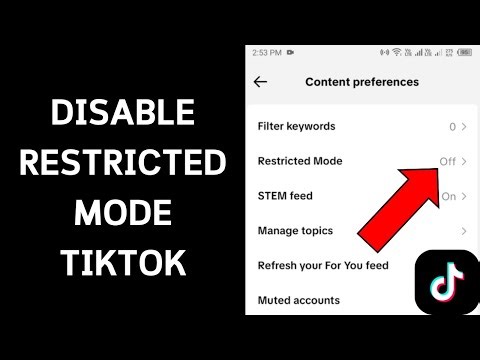 How To Remove (Disable) Restricted Mode On TikTok