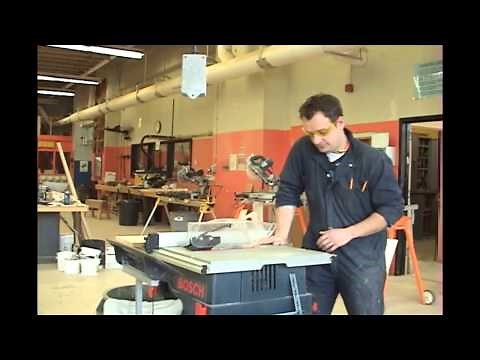 Table à scie circulaire