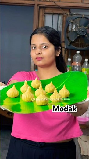 Easy Modak for Ganesh Chaturthi 😍❤️ #shorts #recipe #modak